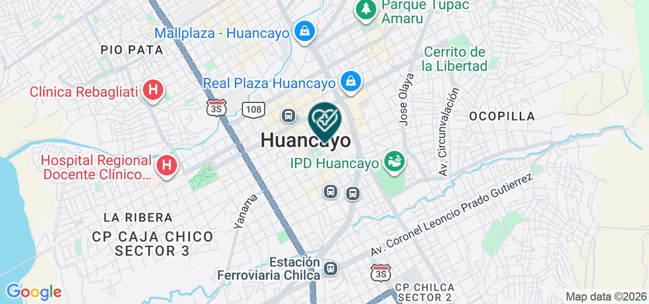 Mapa de Centro Óptico la Luz