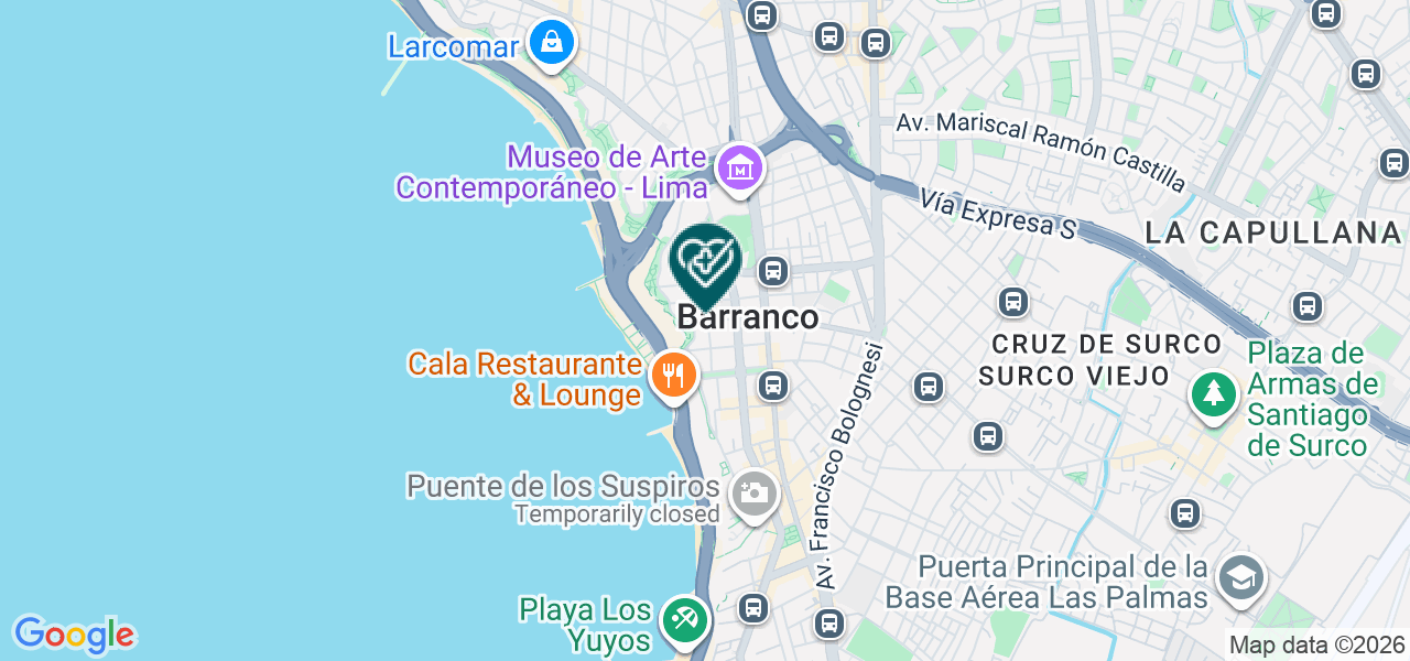 Mapa de Clinica Dental