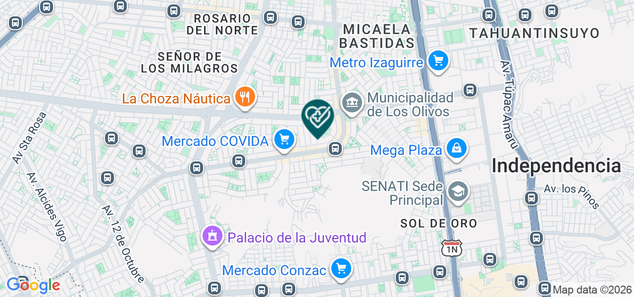 Mapa de Cálidamed