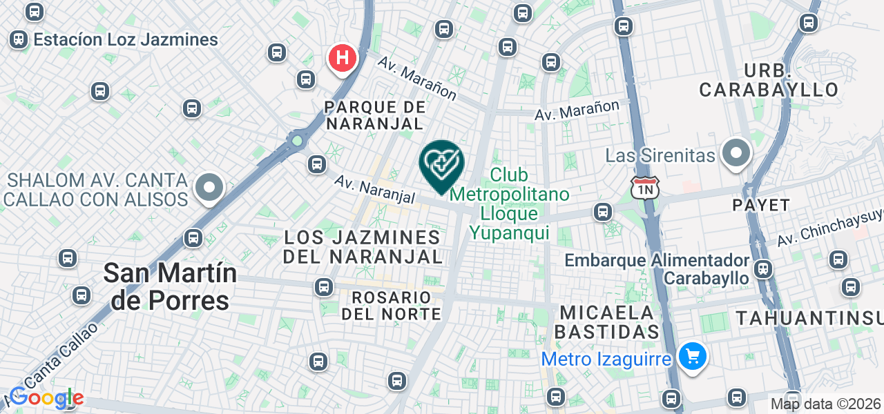 Mapa de Servicios Médicos Maria Fernanda