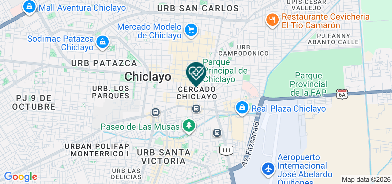 Mapa de Servicios Corporativos de Salud y Vida EIRL