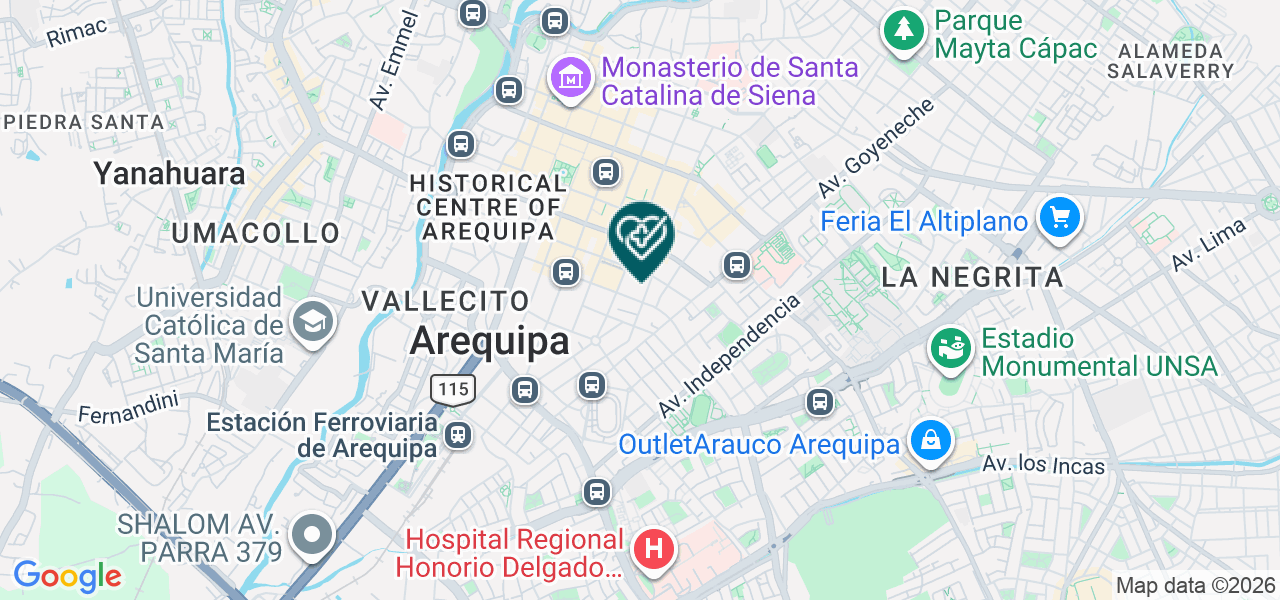 Mapa de Consultorio Medico de Cardiologia
