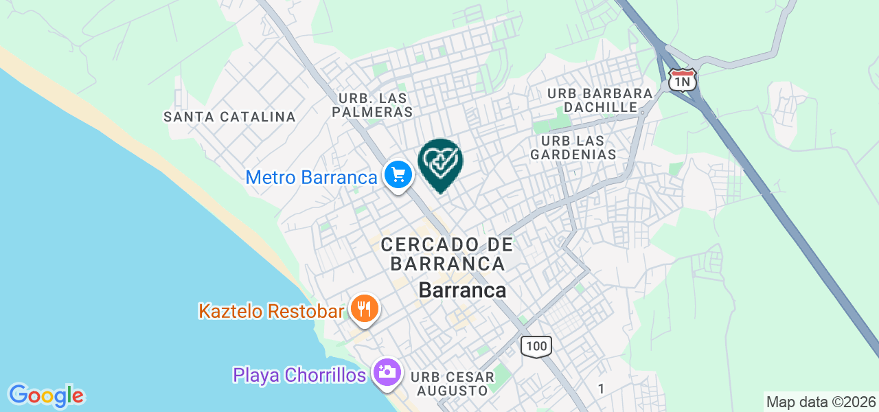 Mapa de Consultorio Dental Bazan