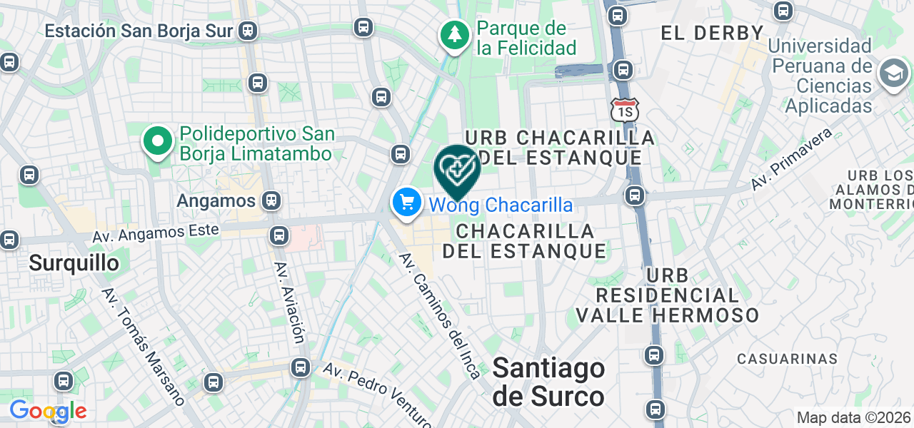 Mapa de Centro de Vacunacion de Laboratorios Roe
