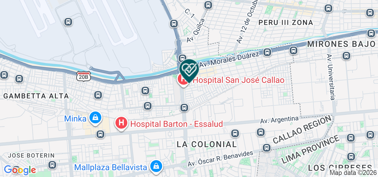 Mapa de Opticas Mas Vision