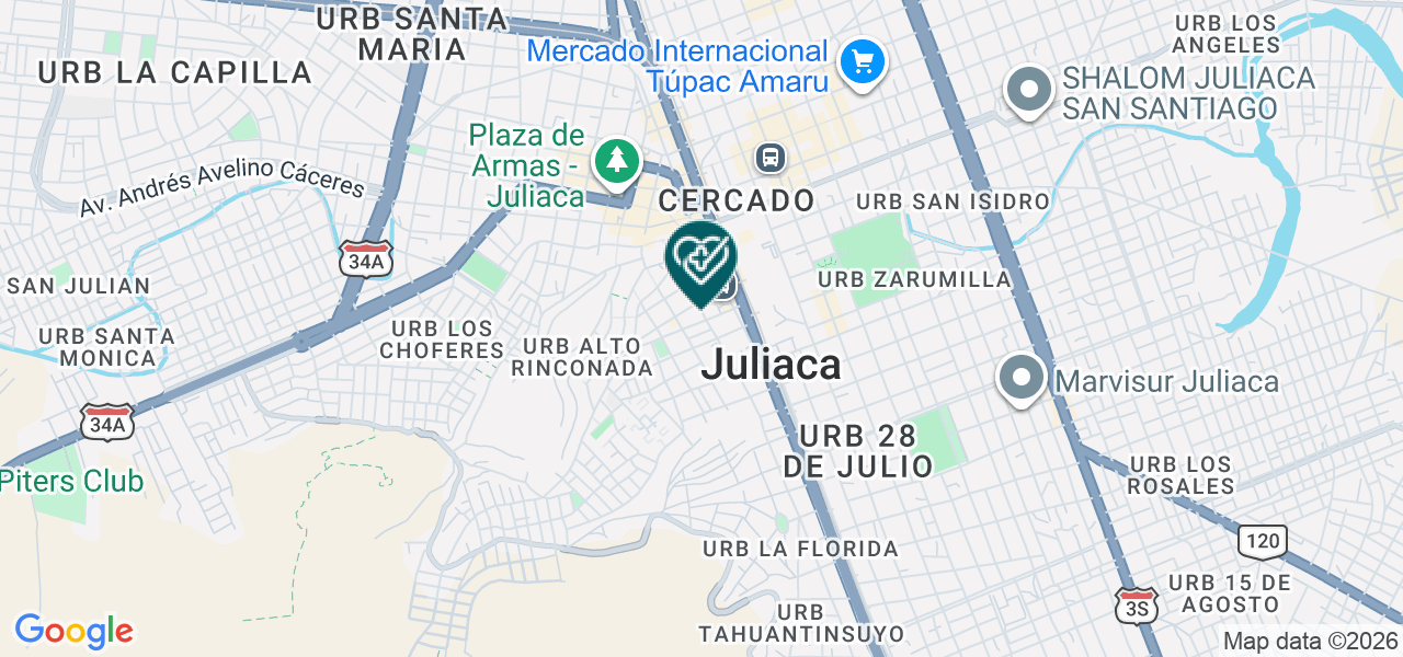 Mapa de Medglobal