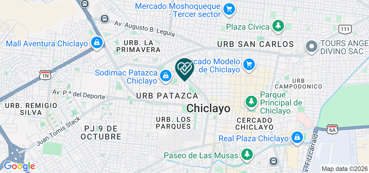 Mapa de Diali Medic-peru SAC