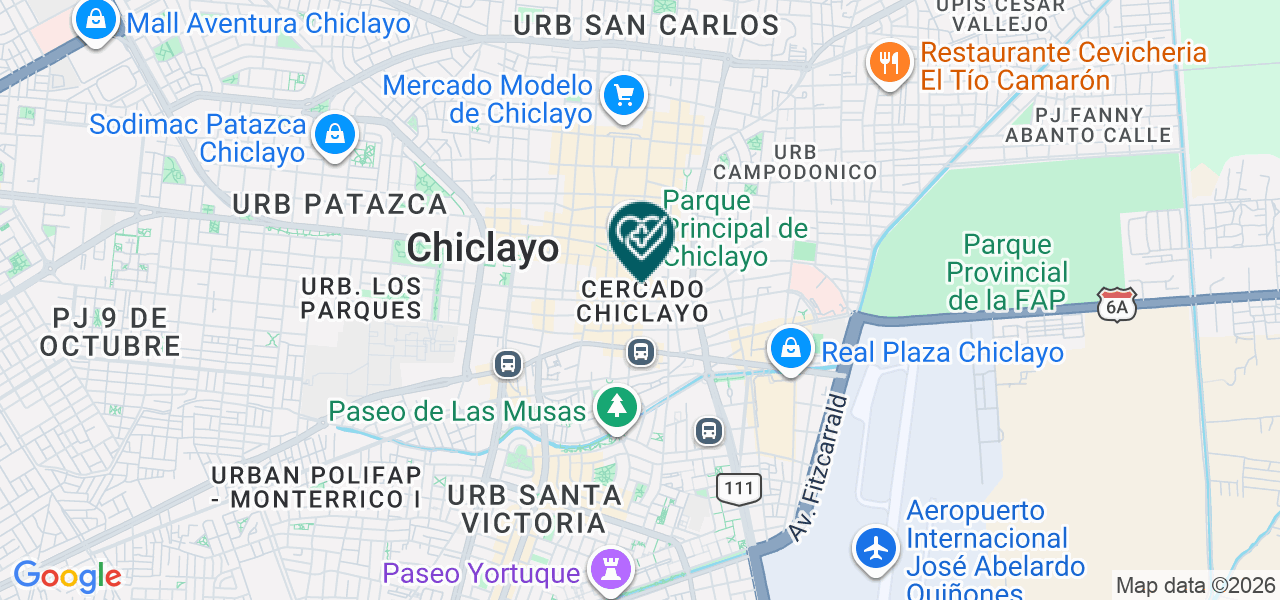 Mapa de Laborat Med de Analisis Clinicos Mc SCRL