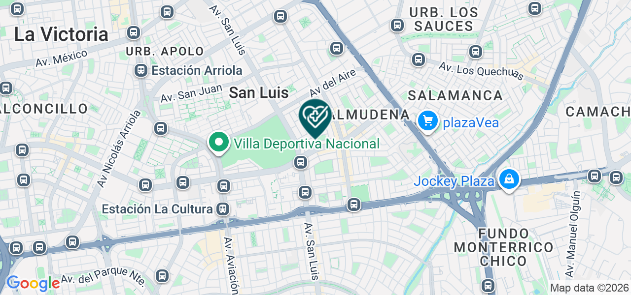 Mapa de Centro Médico Santa Rita Ii