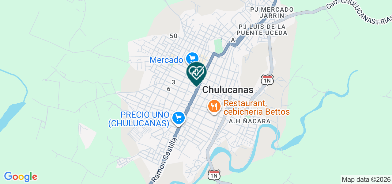 Mapa de Laboratorio Clínico San Agustín S.A.C.