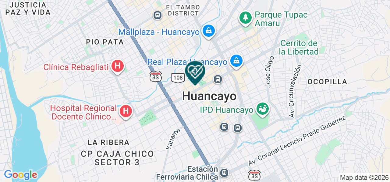Mapa de Dental Tapia