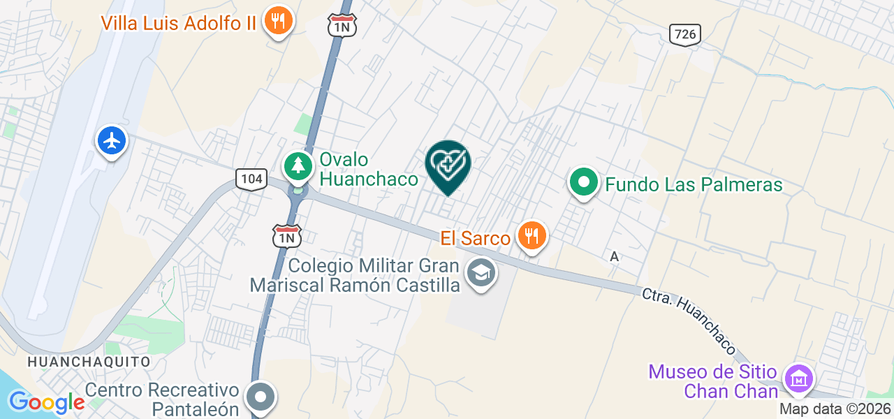 Mapa de Policlinico Lujan