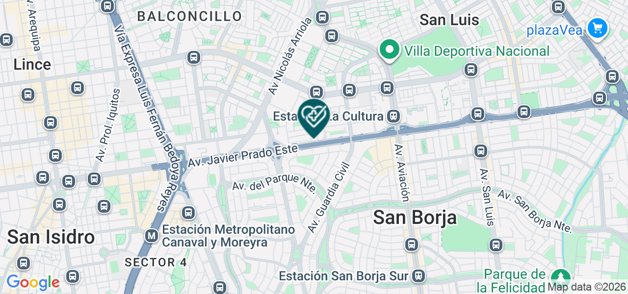 Mapa de Consultorio Medico - Dra. Milagros Quinto