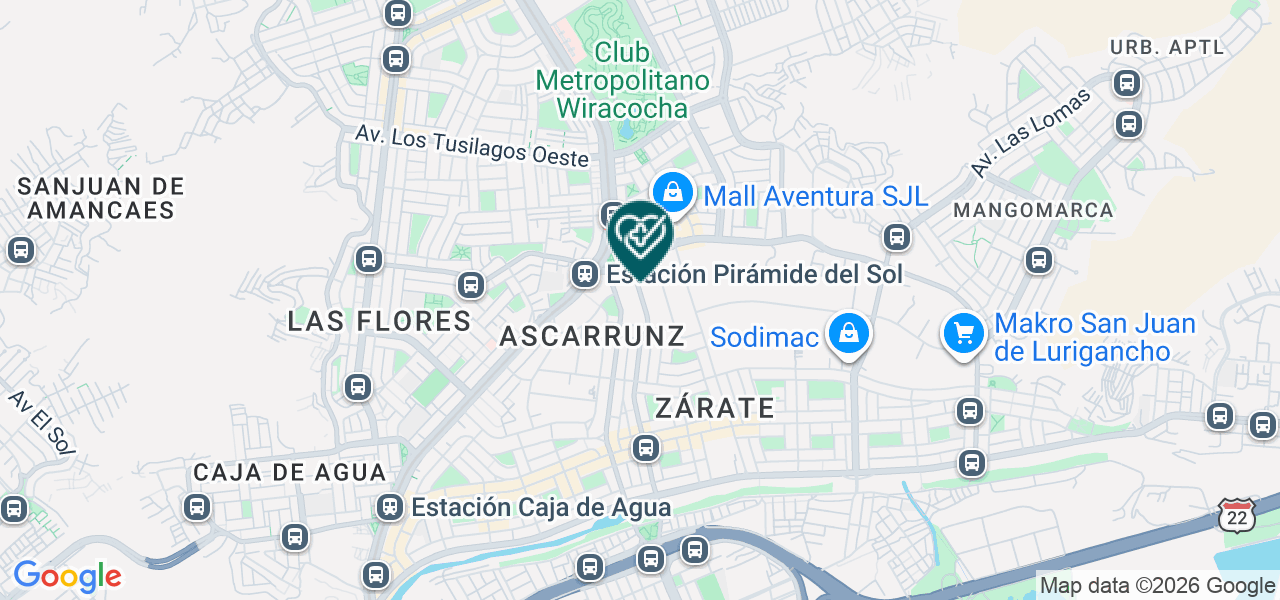 Mapa de Worker's Health SAC