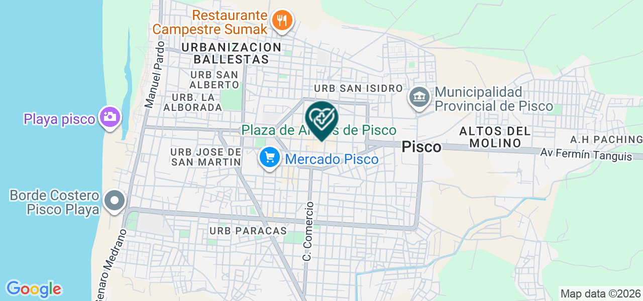Mapa de Biodent