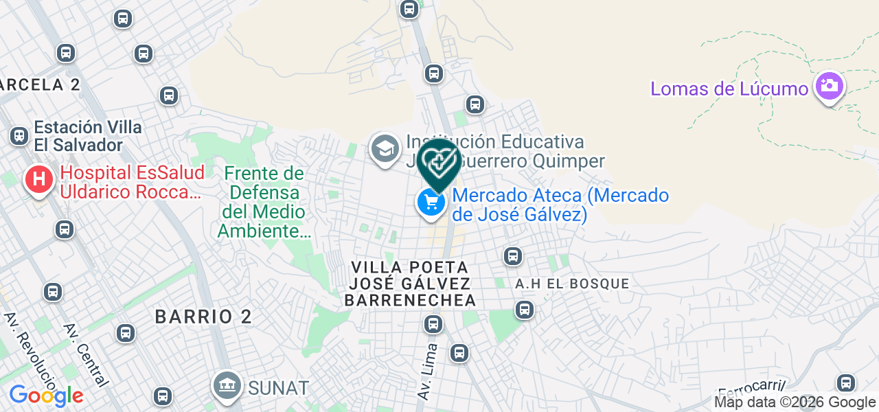 Mapa de Consultorio Dental Zegarra