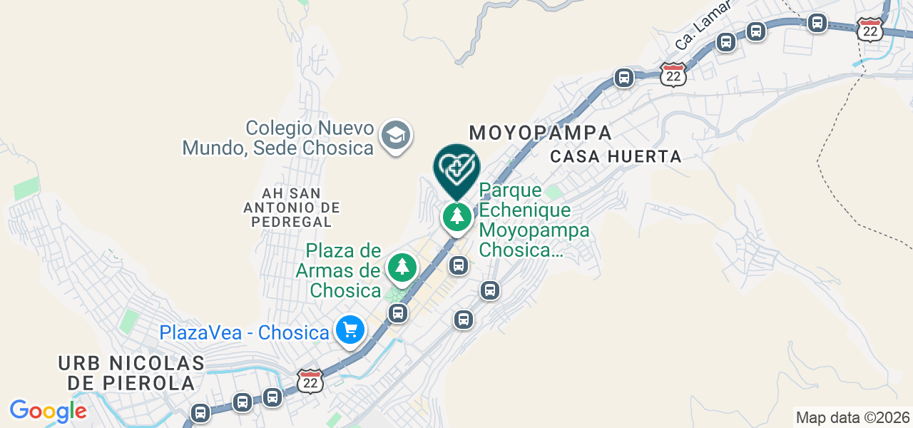 Mapa de Consultorio Dental Mauricio