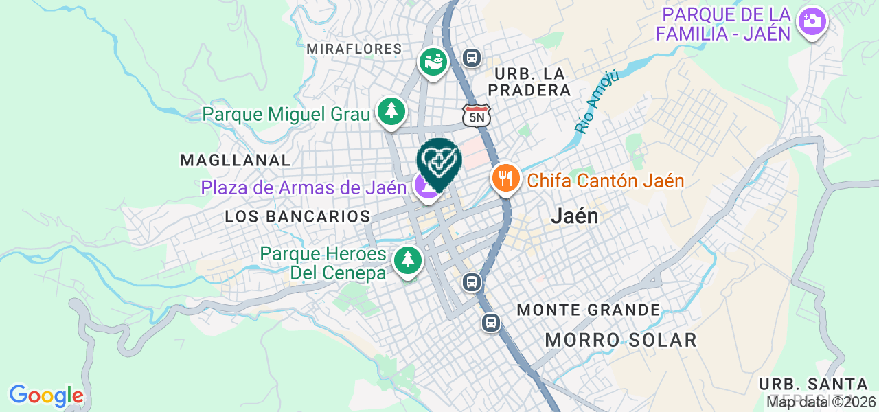 Mapa de Consultorio Odontologico Richart Dent