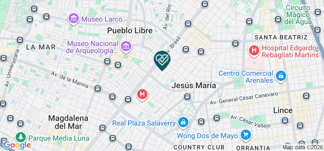 Mapa de Centro Odontologico Gil Vasquez
