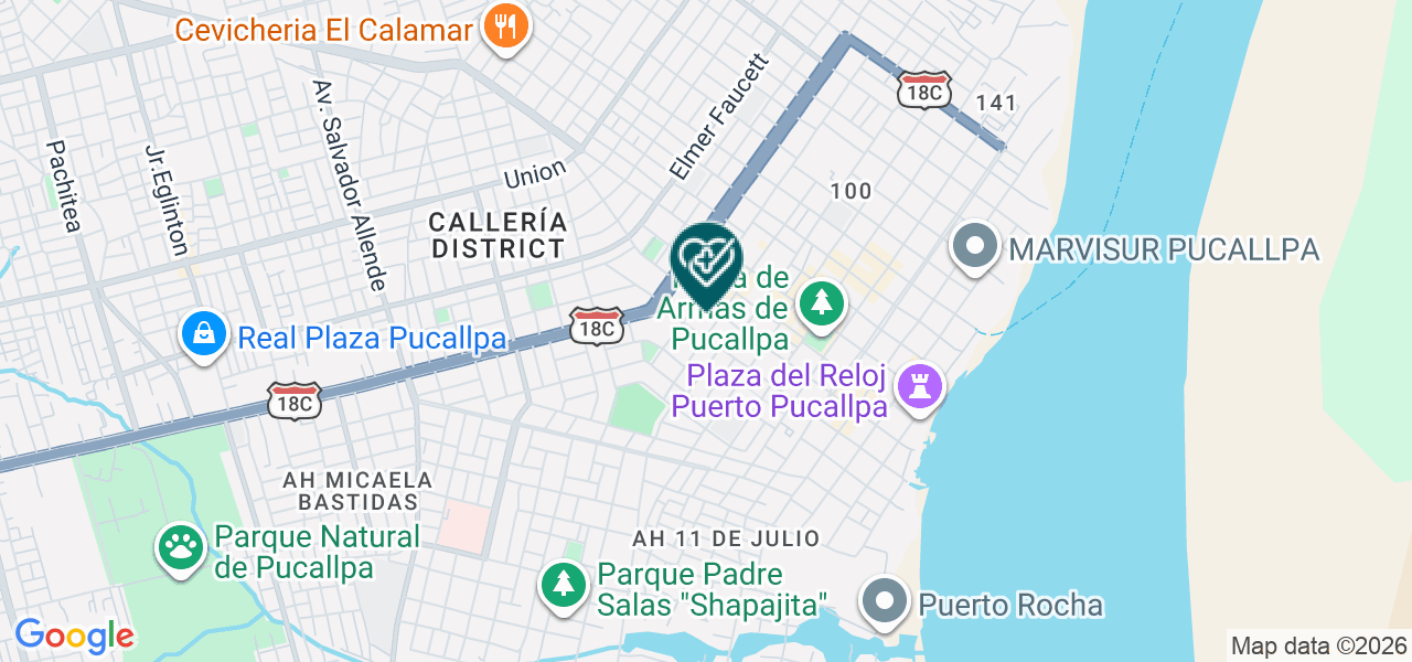 Mapa de Consultorio Medico Salaverry