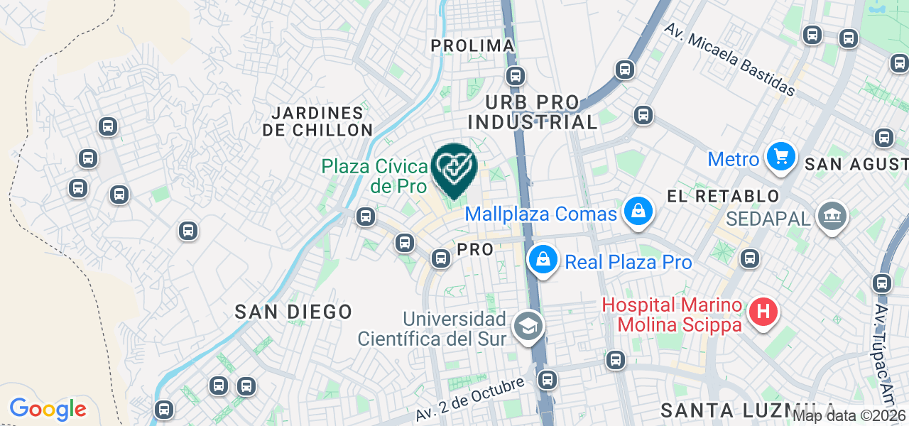 Mapa de Clinica Dental Villadent S.R.L