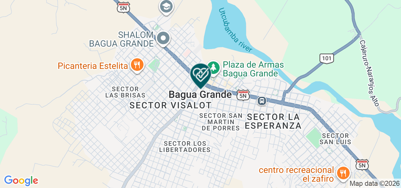 Mapa de Servimedic Amazonas