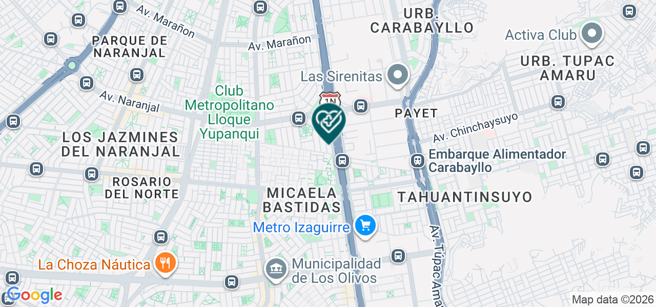 Mapa de Consultorio Dental Mariets