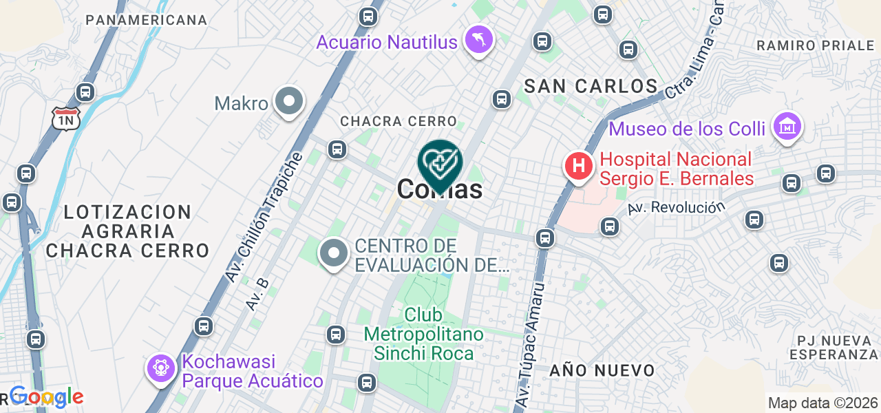 Mapa de Odam Odontologia