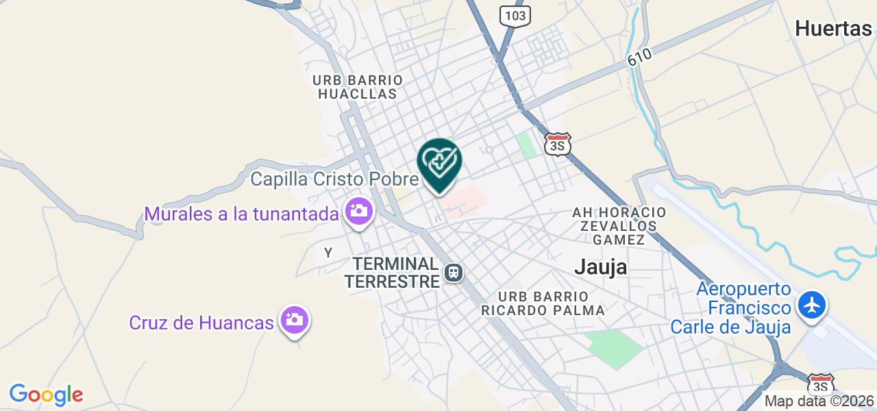 Mapa de Centro de Ecodiagnóstico "san Pablo
