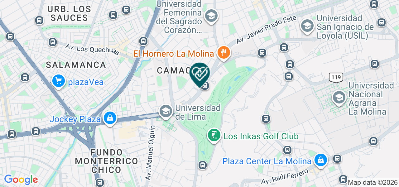 Mapa de Point Implant