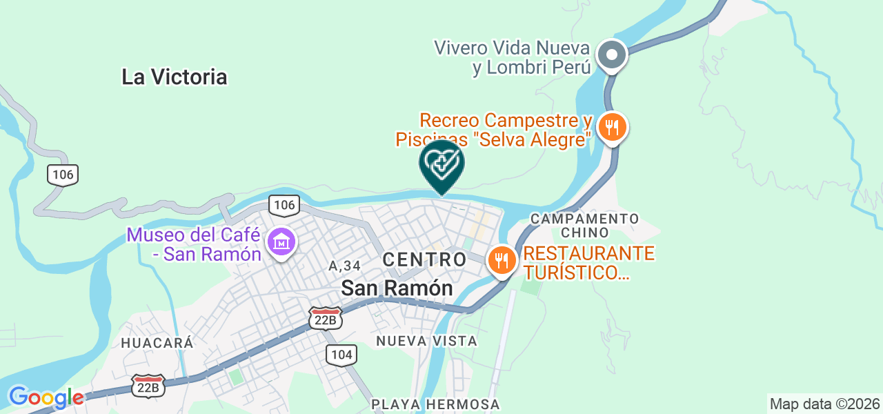 Mapa de Centro Vernal