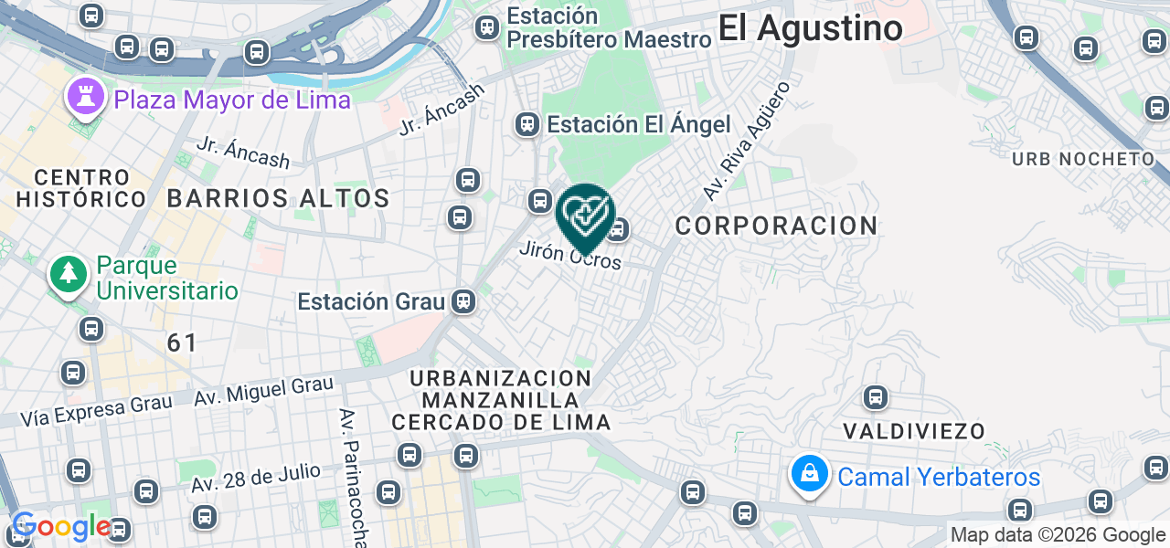 Mapa de Cadident
