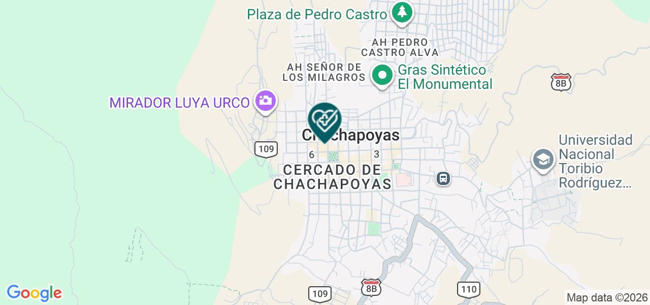 Mapa de Consultorio Odontologico Vivident