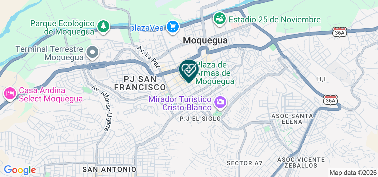 Mapa de Policlinico Poblete