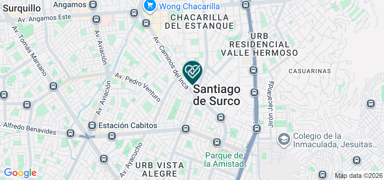 Mapa de Academia Dental Internacional EIRL