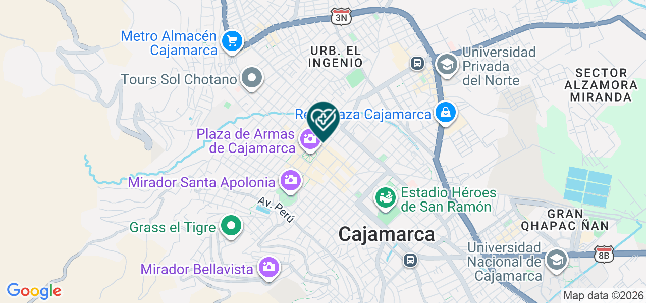 Mapa de Centro Odontologico Santa Apolonia EIRL