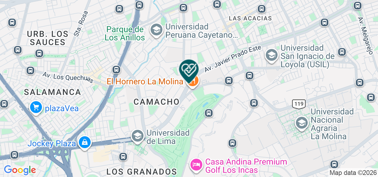 Mapa de Cosmetica Dental Burga