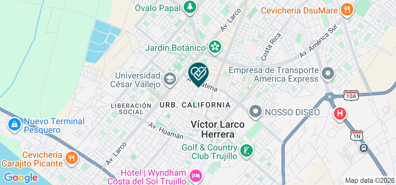 Mapa de Consultorio Medico de Apoyo al Diagnostico y Tratamiento de Enfermedades Cardiovasculares