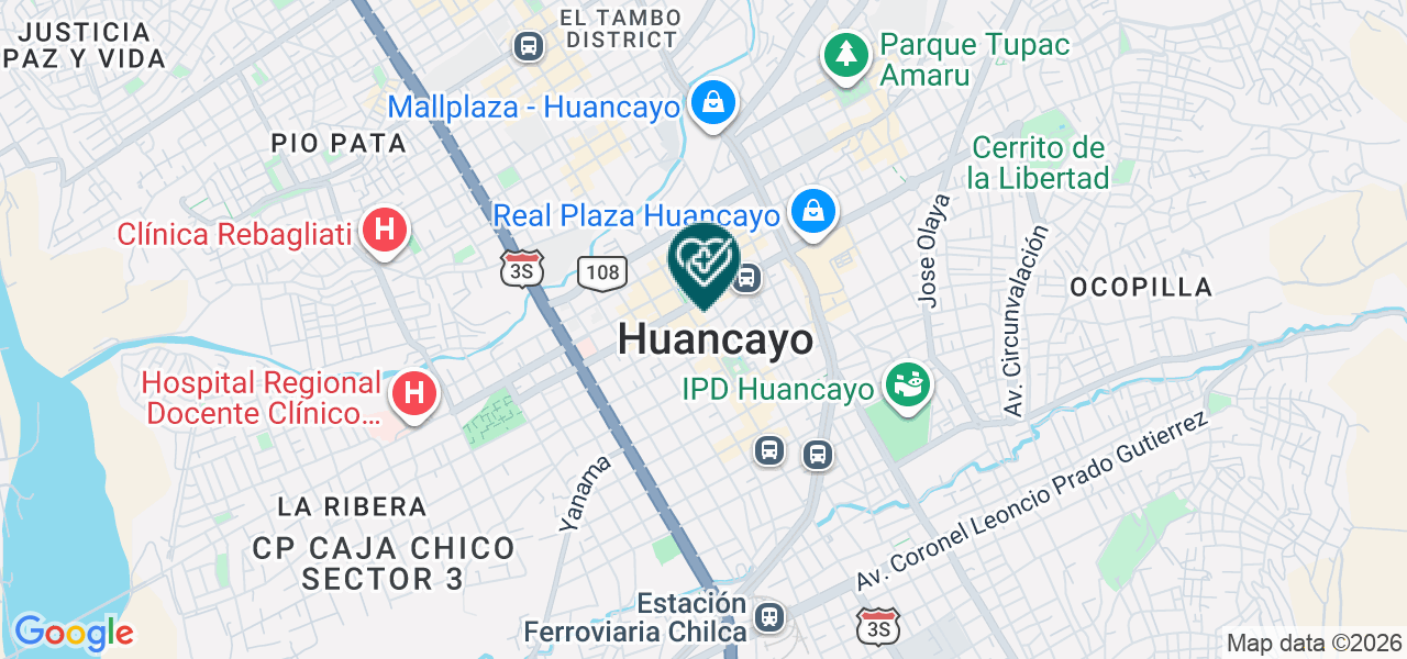 Mapa de Odonto Salud Rivas