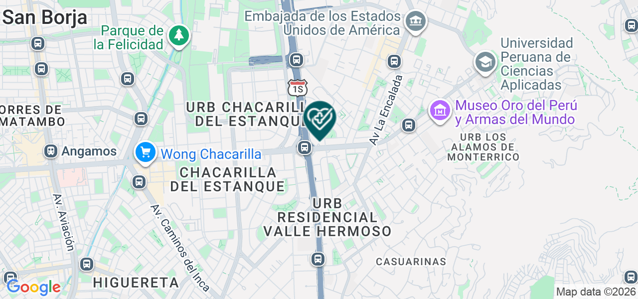 Mapa de Work & Health Centro Clinico