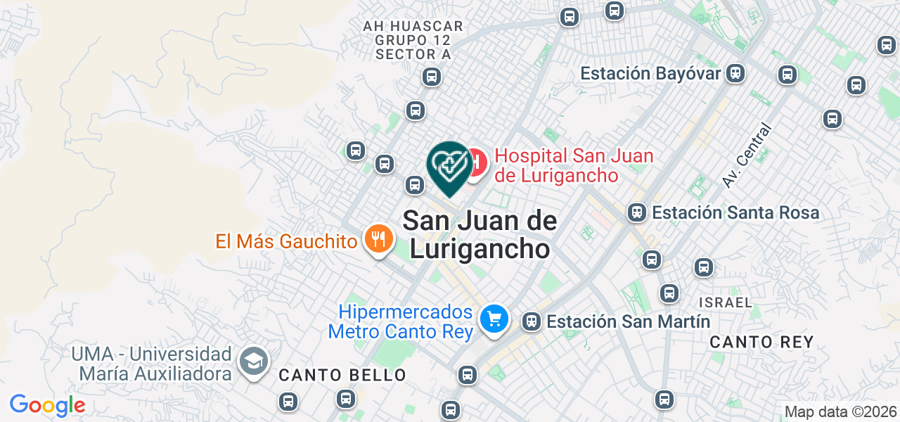 Mapa de Cualident