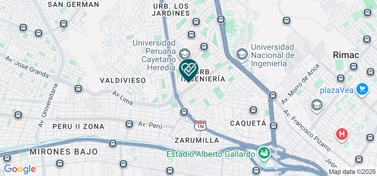 Mapa de Consultorio Odontologico Dr Santillan