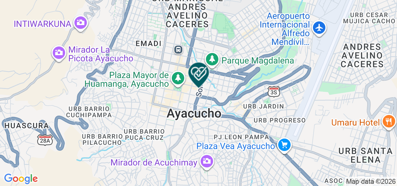 Mapa de Policlinico la Familia