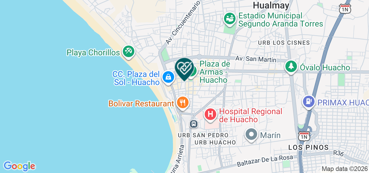 Mapa de Healthy Dent Especialistas EIRL