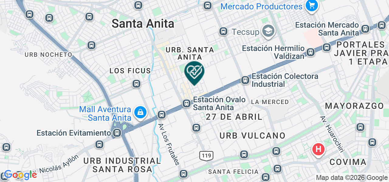 Mapa de Consultorio Dental Gutarra