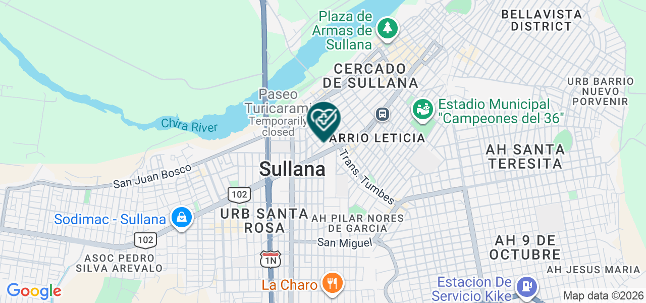 Mapa de Poblacion en General