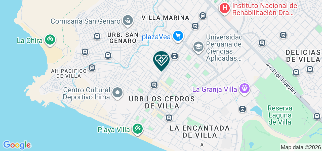 Mapa de Villa Dent