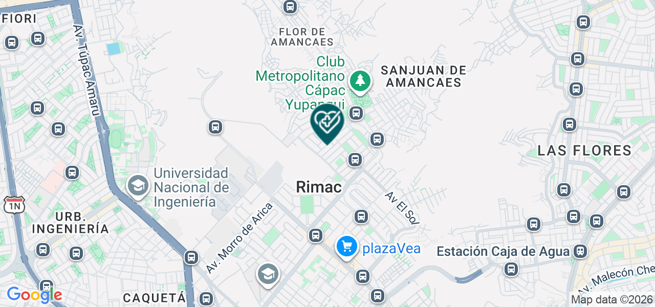 Mapa de Corporación Dental