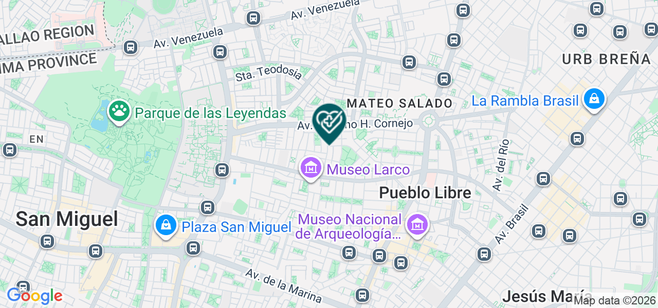 Mapa de Clident Rojas E.I.R.L.
