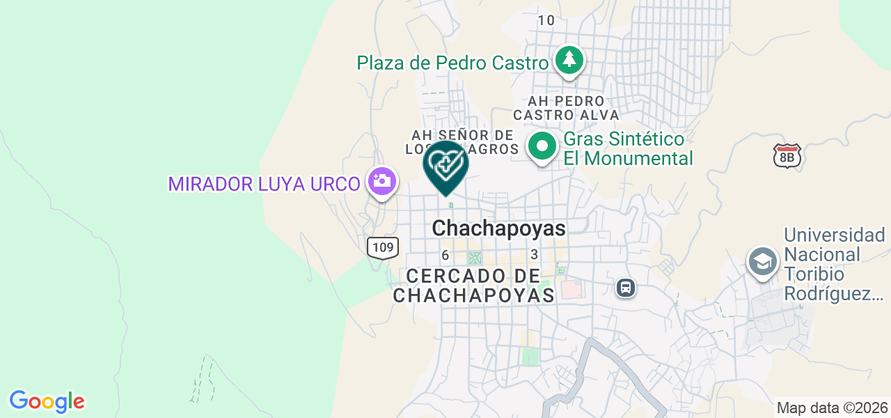Mapa de Laboratorio Clínico San Luis